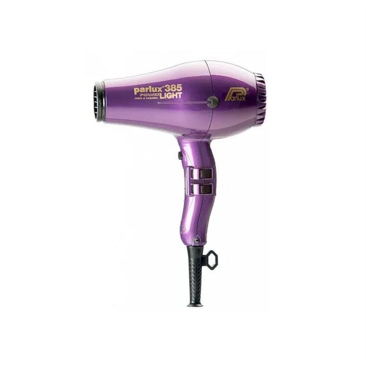 Parlux Hair Dryer 385 Powerlight Ionic Ceramic Violet  - unisex - Teknashop Ltd
