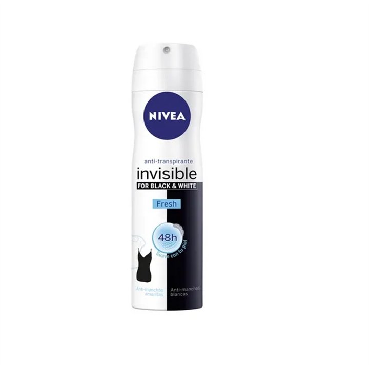 Nivea Invisible White And Black Fresh Spray 200ml - unisex - Teknashop Ltd