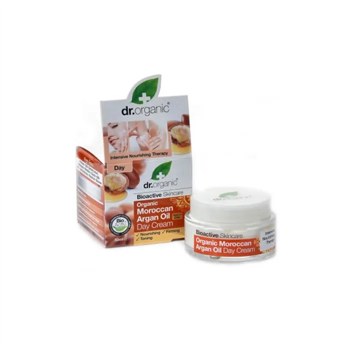 Dr Organic Moroccan Argan Oil Day Cream 50ml - unisex - Teknashop Ltd