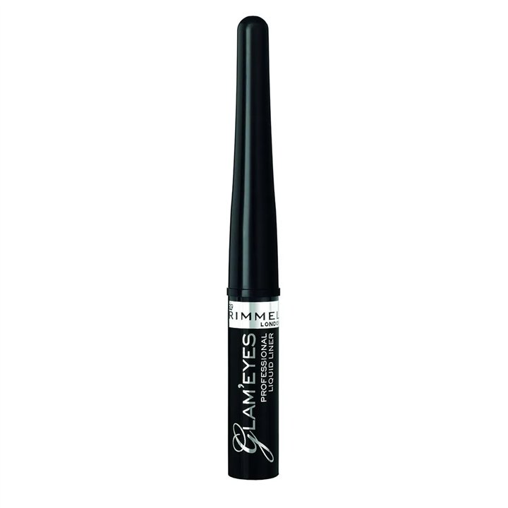Rimmel London Glam Eyes Profesional Liquid Liner 001 - unisex - Teknashop Ltd