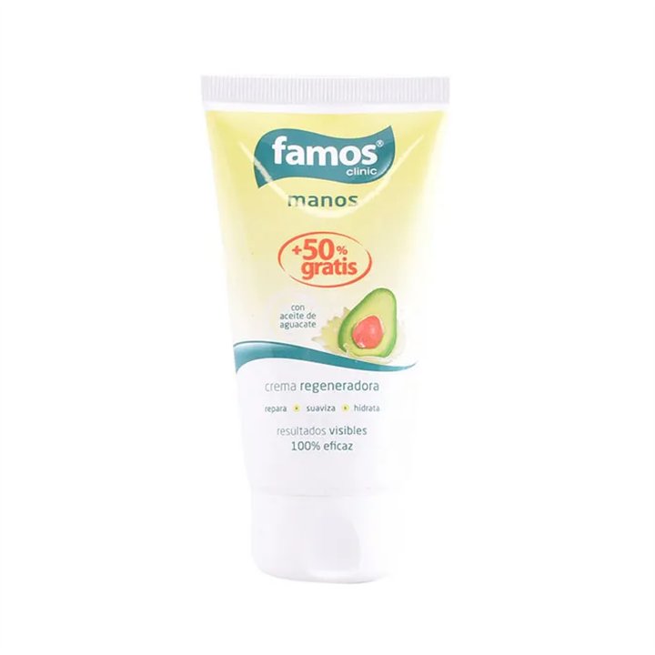 Famos Regenerating Hand Cream Avocado Oil 75ml - unisex - Teknashop Ltd