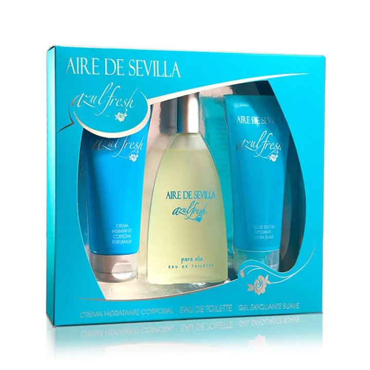 Aire De Sevilla Azul Fresh Eau De Toilette Spray 150ml Set 3 Piezas - woman - Teknashop Ltd