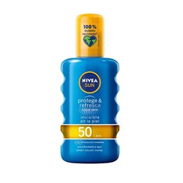 Nivea Sun Protect And Refresh Spray Spf50 200ml - unisex - Teknashop Ltd