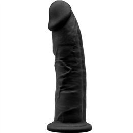 SILEXD - MODEL 2 REALISTIC PENIS PREMIUM SILEXPAN SILICONE BLACK 15 CM - D-237266 - Teknashop Ltd