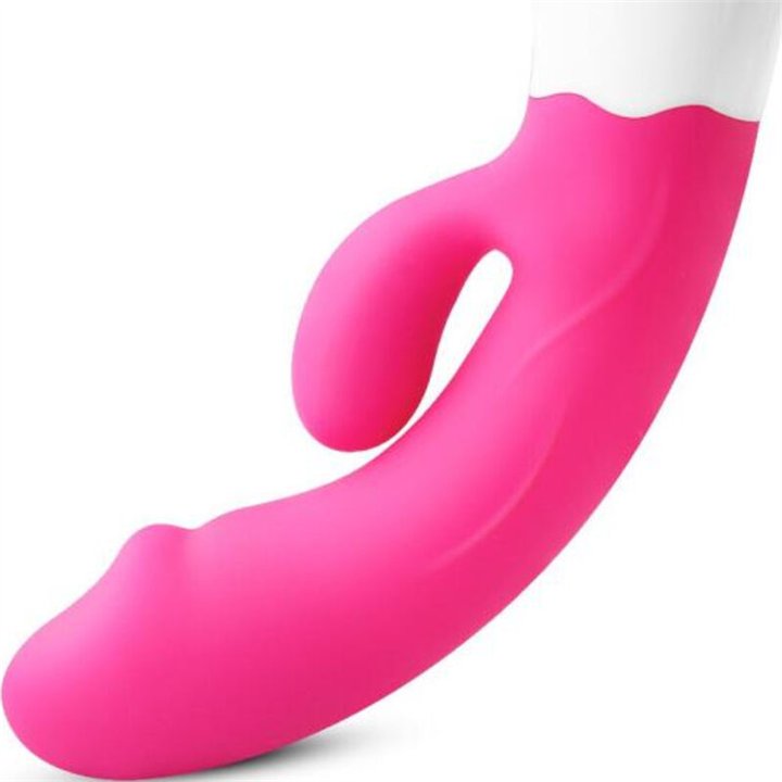 ARMONY - HAPPY VIBRATOR & RECHARGEABLE FUCHSIA STIMULATOR - D-238222 - Teknashop Ltd