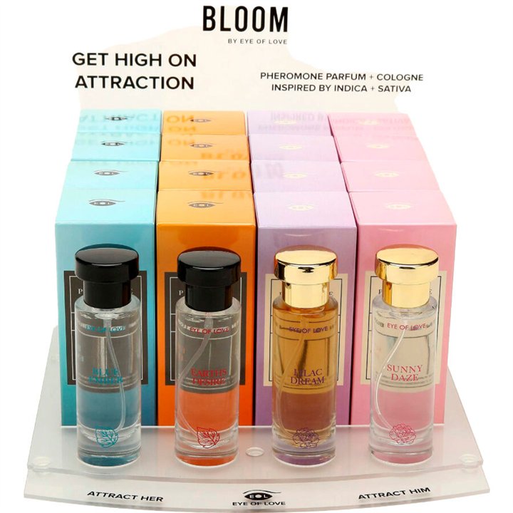 EYE OF LOVE - BLOOM DISPLAY 4X4 PERFUMES 30 ML - D- 244105 - Teknashop Ltd