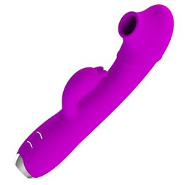 PRETTY LOVE - REGINA RECHARGEABLE VIBRATOR-SUCTION GEL PURPLE - D-237376 - Teknashop Ltd