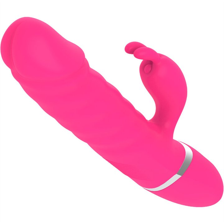 ARMONY - NASTY FUCHSIA RABBIT VIBRATOR DILDO - D-238179 - Teknashop Ltd