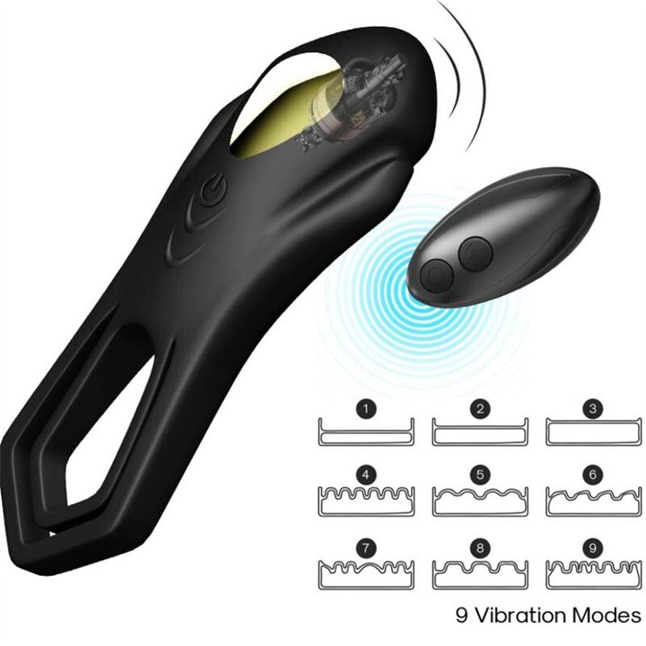 ARMONY - ROADSTER VIBRATOR DOUBLE RING REMOTE CONTROL BLACK - D-238008 - Teknashop Ltd