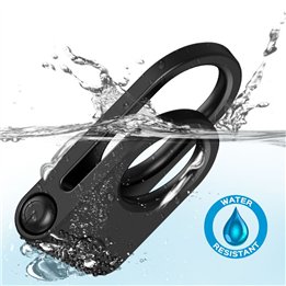 ARMONY - TWINS DOUBLE VIBRATOR RING FOR COUPLES BLACK - D-238015 - Teknashop Ltd