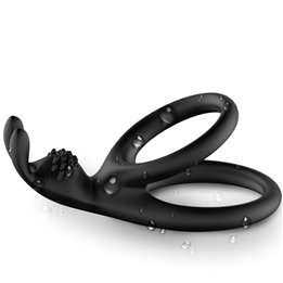 ARMONY - TENSY DOUBLE RABBIT RING BLACK - D-238017 - Teknashop Ltd