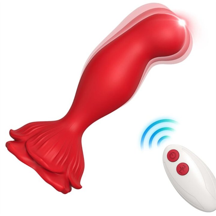 ARMONY - PINK VIBRATOR & ANAL PLUG REMOTE CONTROL RED - D-238053 - Teknashop Ltd