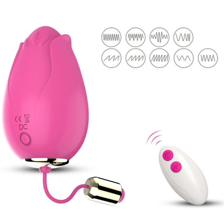 ARMONY - MANDALA EGG VIBRATOR G-SPOT REMOTE CONTROL FUCHSIA - D-238057 - Teknashop Ltd
