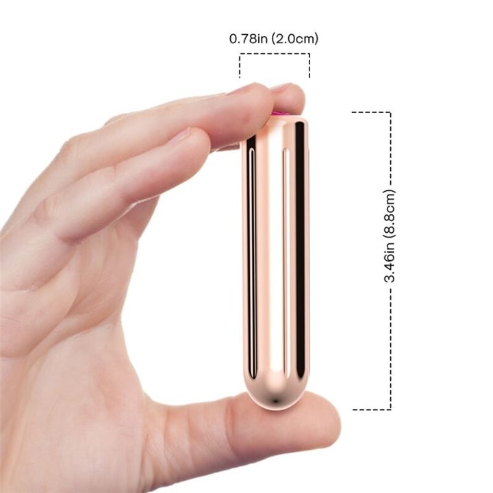ARMONY - WARHEAD VIBRATOR BULLET GOLDEN 2 CM x 8.8 CM - D-238062 - Teknashop Ltd
