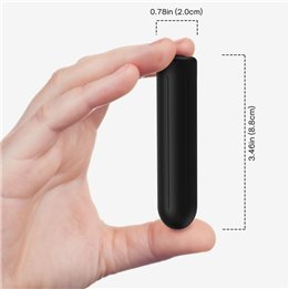 ARMONY - WARHEAD VIBRATOR BULLET BLACK 2 CM x 8.8 CM - D-238063 - Teknashop Ltd