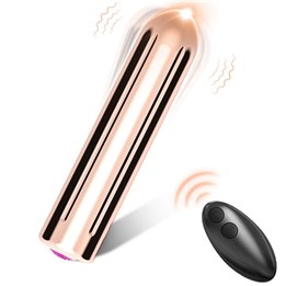 ARMONY - WARHEAD VIBRATOR BULLET REMOTE CONTROL GOLDEN 2 CM X 8.8 CM - D-238064 - Teknashop Ltd