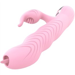 ARMONY - MARCIA VIBRATOR & THRUSTING DOUBLE TONGUE HEAT EFFECT PINK - D-238190 - Teknashop Ltd