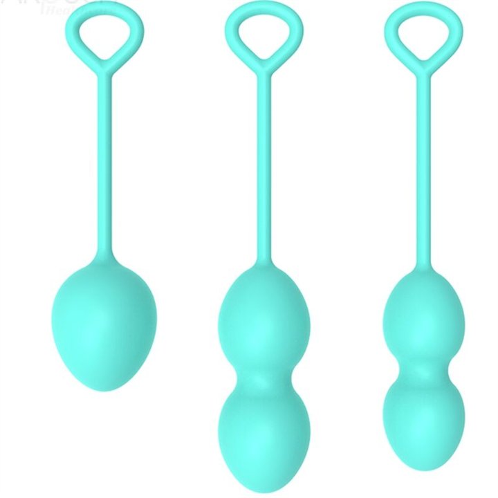 ARMONY - ANABIOSIS VAGINAL DUMBBELL 3 LEVELS GREEN - D-241127 - Teknashop Ltd