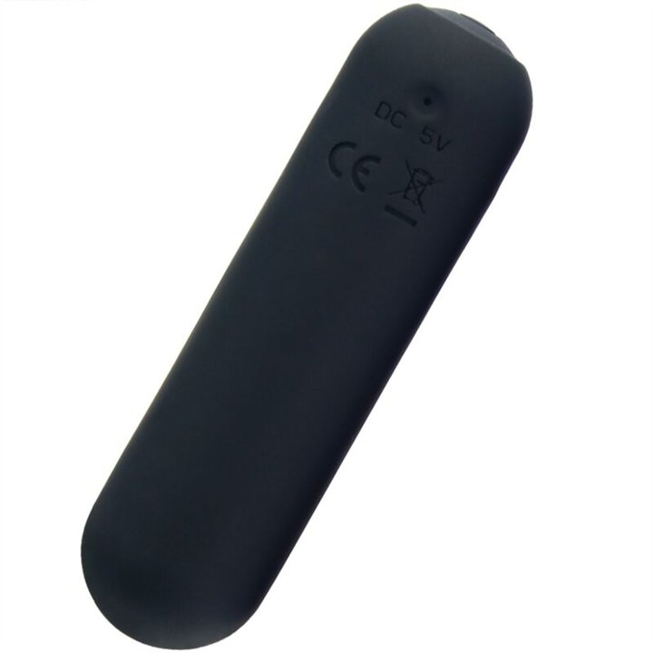 ARMONY - SPLASH HAHA VIBRATOR BULLET SILICONE 10 VIBRATIONS 75 X 19 CM BLACK - D-241138 - Teknashop Ltd