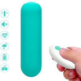 ARMONY - SPLASH JOIE VIBRATOR BULLET SILICONE REMOTE CONTROL 10 VIBRATIONS 75 X 19 CM GREEN - D-241147 - Teknashop Ltd