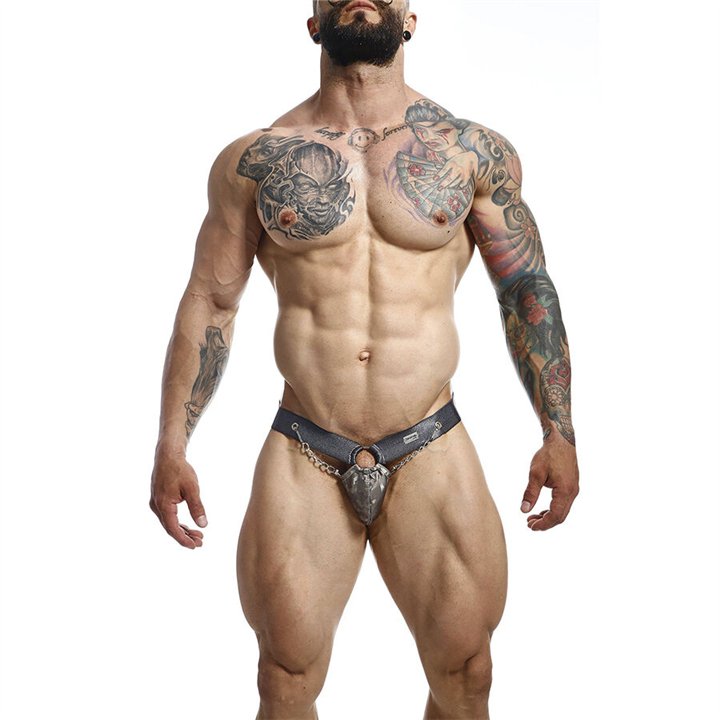 MOB - DNGEON SNAP JOCKSTRAP GRAY ONE SIZE - D-243398 - Teknashop Ltd