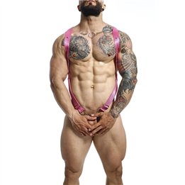 MOB - DNGEON CROSS BACK HARNESS PINK ONE SIZE - D-243402 - Teknashop Ltd