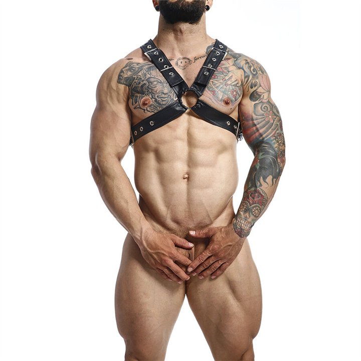 MOB - DNGEON BLACK CHAIN HARNESS ONE SIZE X - D-243406 - Teknashop Ltd