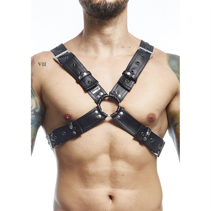 MOB - DNGEON BLACK HARNESS BELT ONE SIZE X - D-243409 - Teknashop Ltd