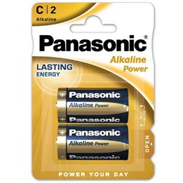 PANASONIC - BRONZE BATTERY C LR14 2 UNITS - D-211501 - Teknashop Ltd
