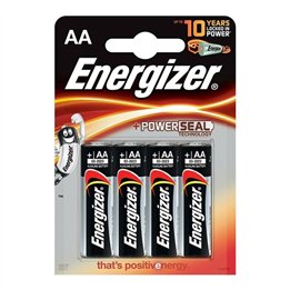 ENERGIZER - ALKALINE POWER BATTERY AA LR6 *4 - D-226738 - Teknashop Ltd