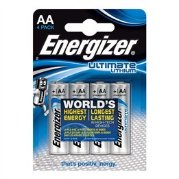 ENERGIZER - ULTIMATE LITHIUM AA L91 LR6 1,5V *4 - D-226743 - Teknashop Ltd
