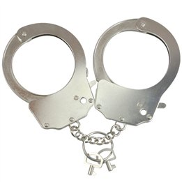 ADRIEN LASTIC - METAL HANDCUFFS - D-237082 - Teknashop Ltd
