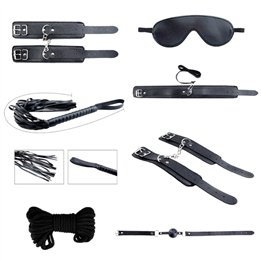 ALIVE - SECRET DESIRES KIT 7 PIECES BDSM BLACK - D-237163 - Teknashop Ltd