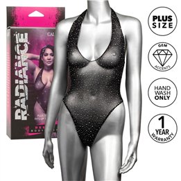 CALEXOTICS - RADIANCE SHOULDER SHRUG RHINE PLUS SIZE - D-238349 - Teknashop Ltd