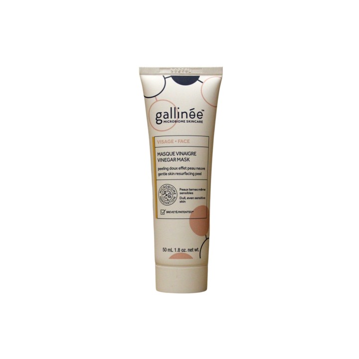 Gallinee, Microbiome Skincare, Vinegar, Exfoliating, Cream Mask, For Face, 50 ml - Teknashop Ltd