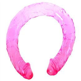 BAILE - PINK DOUBLE DONG 44.5 CM - D-205160 - Teknashop Ltd