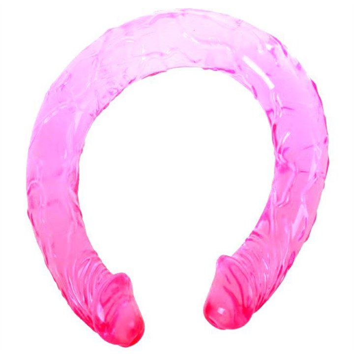 BAILE - PINK DOUBLE DONG 44.5 CM - D-205160 - Teknashop Ltd