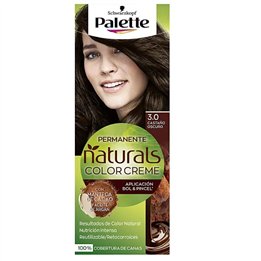 Schwarzkopf Palette Naturals Color Creme 3.0 Dark Chestnut - unisex - Teknashop Ltd