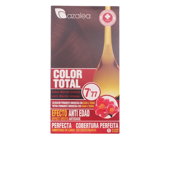 Azalea Color Total 7,77 Blond Hair Intense Brown - unisex - Teknashop Ltd
