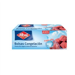 Albal Medium Triple Layer Freezing Bag 40 Units - unisex - Teknashop Ltd