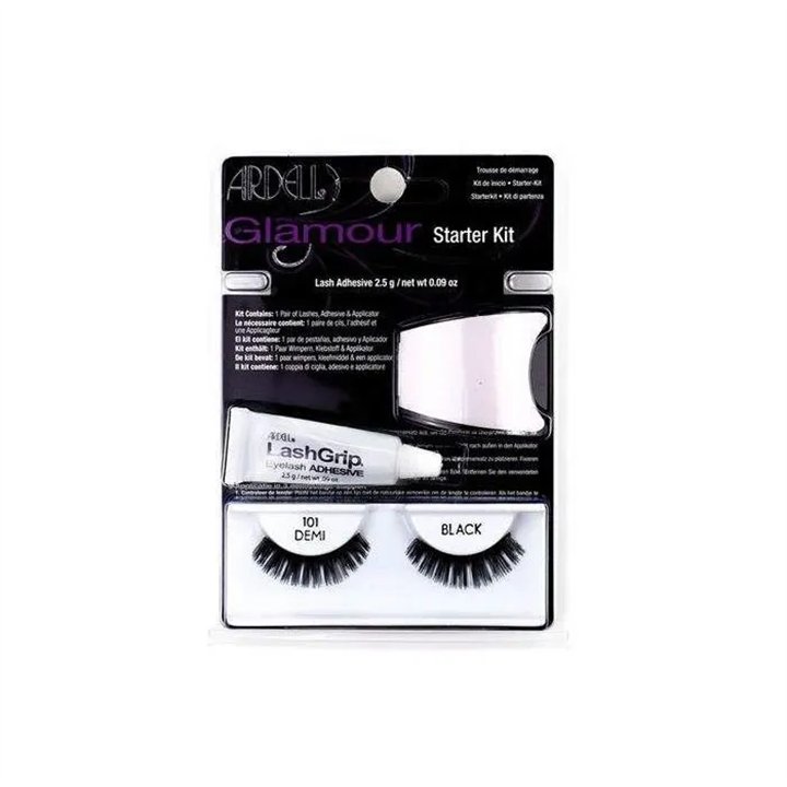 Ardell Glamour Lashes 101 Demi Black Set 3 Pieces - unisex - Teknashop Ltd