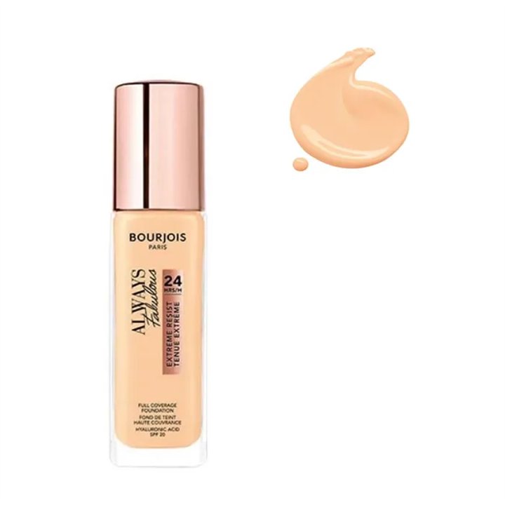 Bourjois Always Fabulous Foundation 24H Spf20 120 Claer Ivory 30ml - unisex - Teknashop Ltd