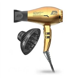 Parlux Hair Dryer Alyon Gold + Diffuser - unisex - Teknashop Ltd