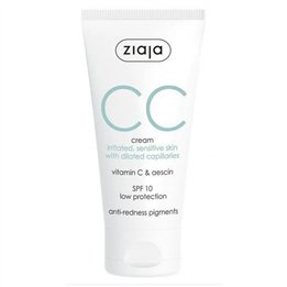 Ziaja Cc Cream Correctora Para Pieles Irritadas y Sensibles 50ml - unisex - Teknashop Ltd