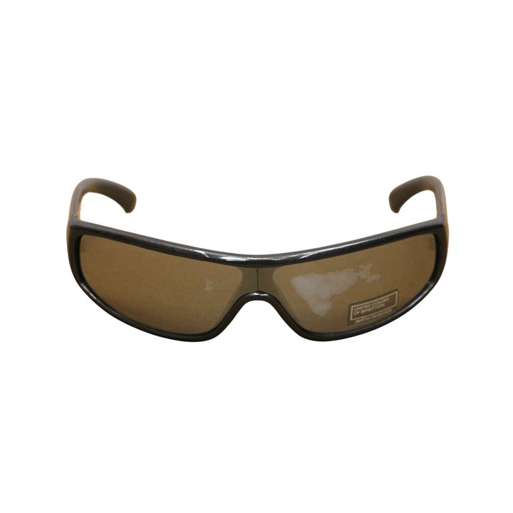 Benetton, United Colors of Benetton, Sunglasses, Metallic Grey Wraparound, Unisex - Teknashop Ltd