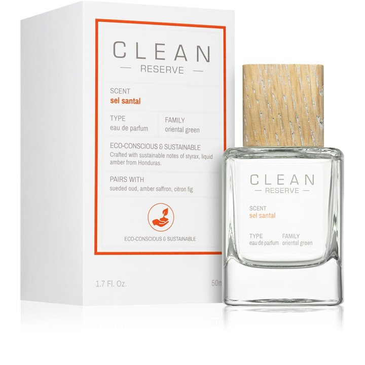 Clean, Reserve - Sel Santal, Eau De Parfum, Unisex, Refill, Refillable, 50 ml - Teknashop Ltd