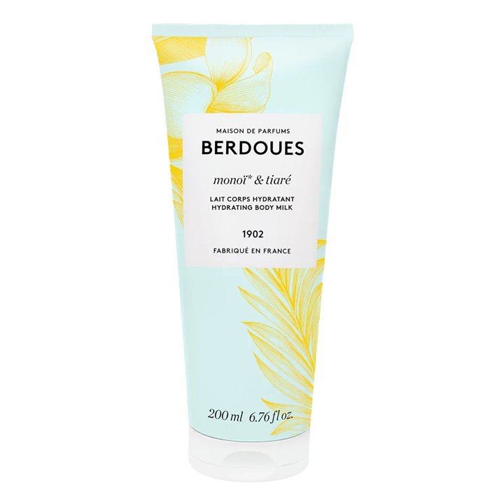 Parfums Berdoues, Monoi & Tiare, Hydrating, Body Milk, 200 ml - Teknashop Ltd