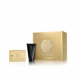 Set Philipp Plein: No Limits Gold, Eau De Parfum, For Men, 50 ml + No Limits Gold, Shower Gel, For All Skin Types, 75 ml - Tekna