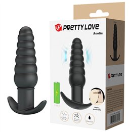 PRETTY LOVE - AEOLIS VIBRATING ANAL PLUG - D-245225 - Teknashop Ltd