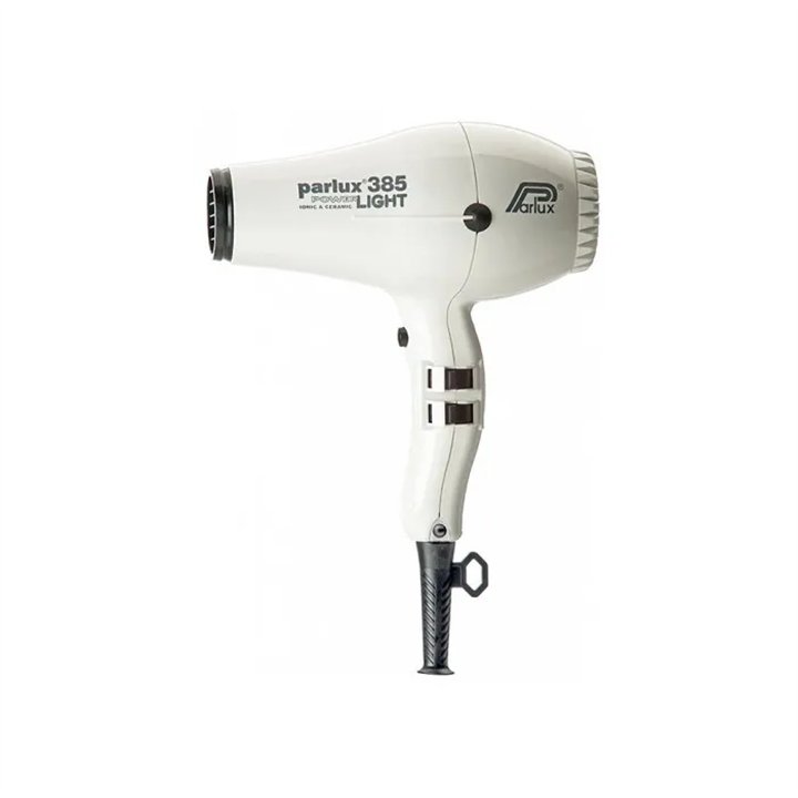 Parlux Hair Dryer 385 Power Light White  - unisex - Teknashop Ltd